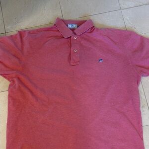 Southern Tide Coral Polo Shirt